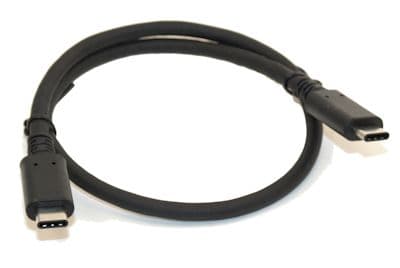 USB 3.2 Gen 1 Type-C Male to Type-C Male Cable 5 Gbps Black